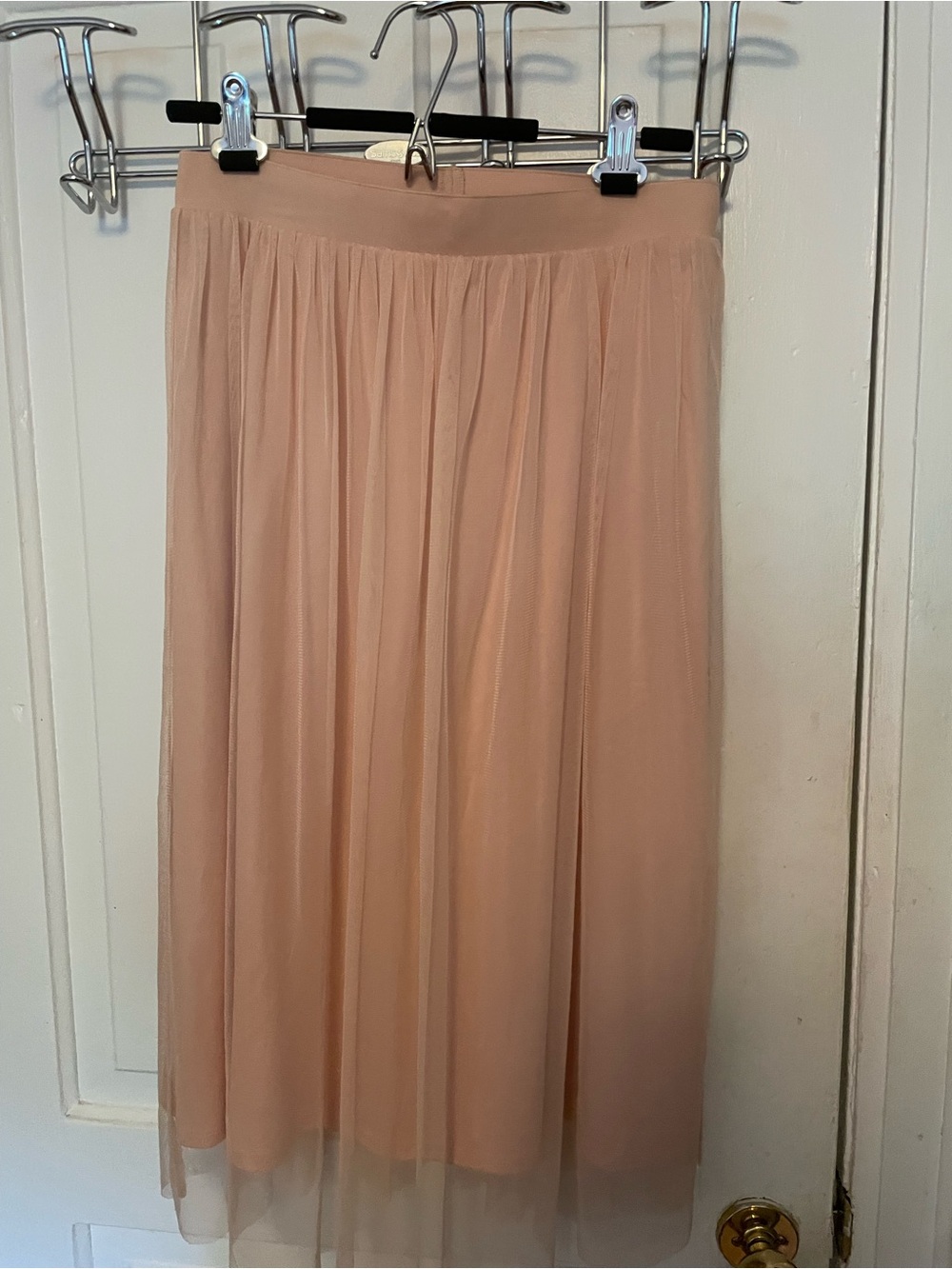 H&M Blush Midi Tulle Skirt size 12